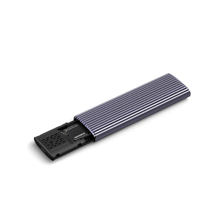 Netac M.2 NVMe/SATA External Enclosure, USB3.1, Aluminum, 10Gbps - Image 3