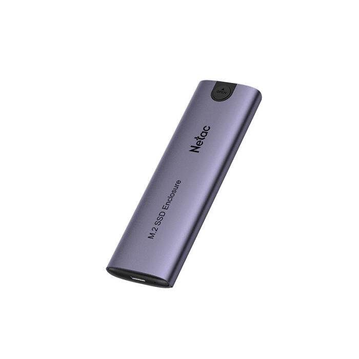 Netac M.2 NVMe/SATA External Enclosure, USB3.1, Aluminum, 10Gbps - Image 2