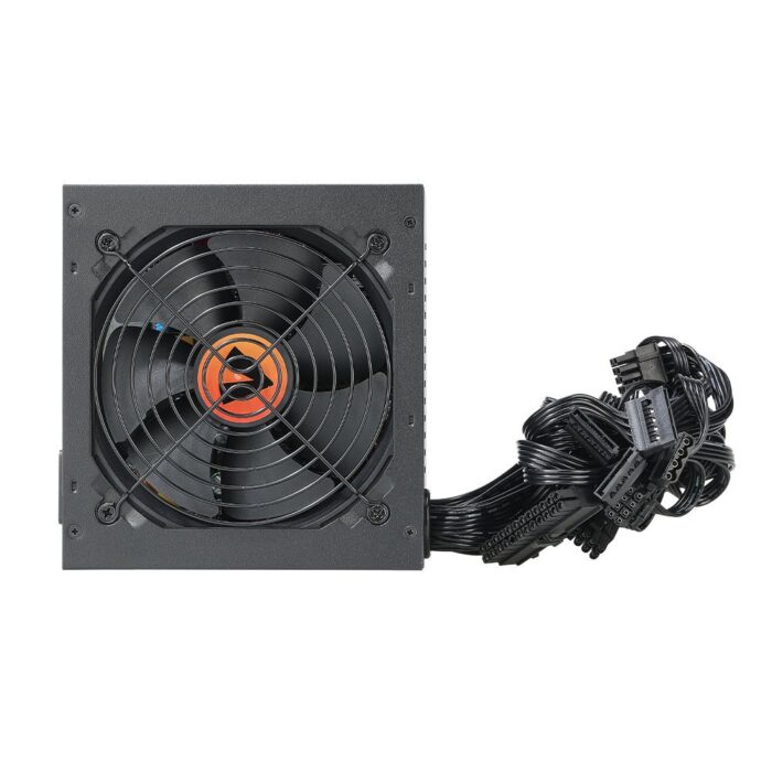 Vida 500W ATX PSU, 80+ Bronze, Fluid Dynamic Ultra-Quiet Fan, PCIe, Flat Black Cables - Image 2