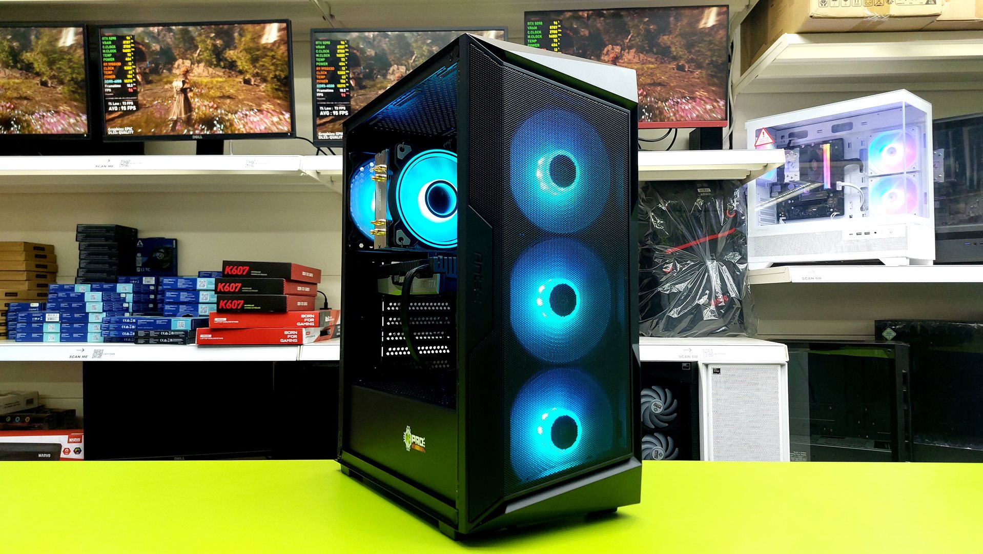 Antec AX 61 (2) New Custom Pro Gaming PC / Intel i5 12400F 12th Gen 4.40GHz / 16GB RAM / 1TB NVMe / Multi Choice Graphics - Image 1