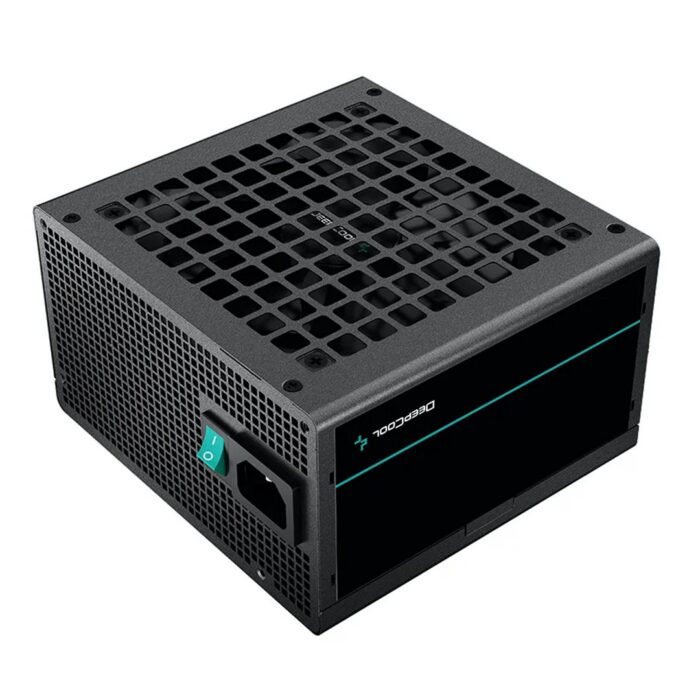 DeepCool PF600 600W PSU, 120mm Silent Hydraulic Bearing Fan, 80 PLUS White, Non Modular, Flat Black Cables - Image 5