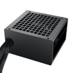DeepCool PF600 600W PSU, 120mm Silent Hydraulic Bearing Fan, 80 PLUS White, Non Modular, Flat Black Cables - Image 4