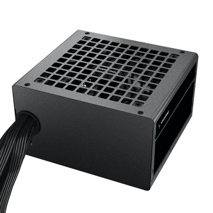 DeepCool PF600 600W PSU, 120mm Silent Hydraulic Bearing Fan, 80 PLUS White, Non Modular, Flat Black Cables - Image 4