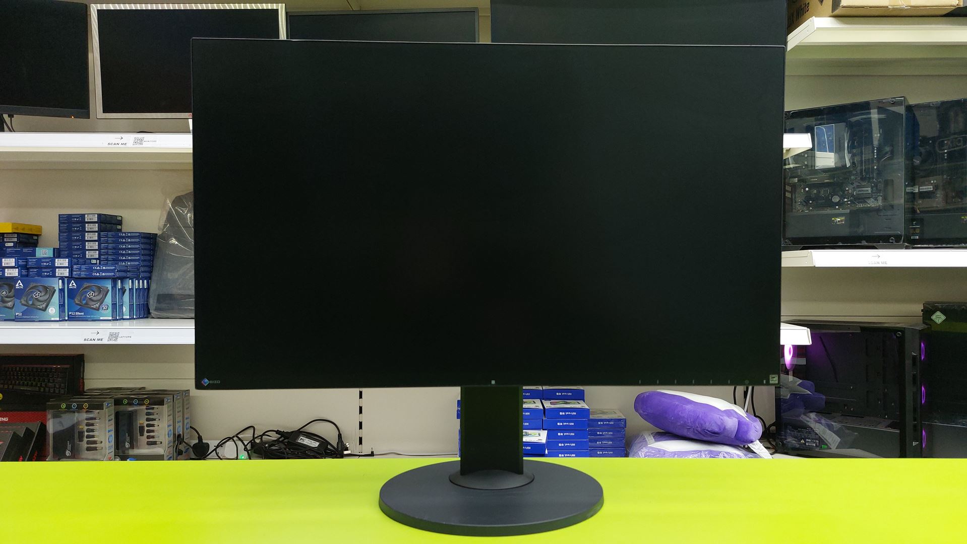 Eizo 27 inch monitor (2) Used 27inch 2K Eizo FlexScan Monitor, IPS, HDMI, DP, DVI, USB HUB - Image 1