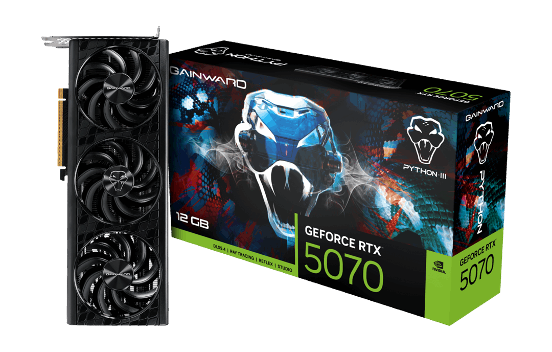 Gainward GeForce RTX 5070 Gainward GeForce RTX 5070 Python III 12GB GDDR7 - Image 1