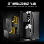 ANTEC NX416L Case, Gaming, Black, Mid Tower, 3 x ARGB Fan - Image 8