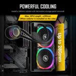 ANTEC NX416L Case, Gaming, Black, Mid Tower, 3 x ARGB Fan - Image 6