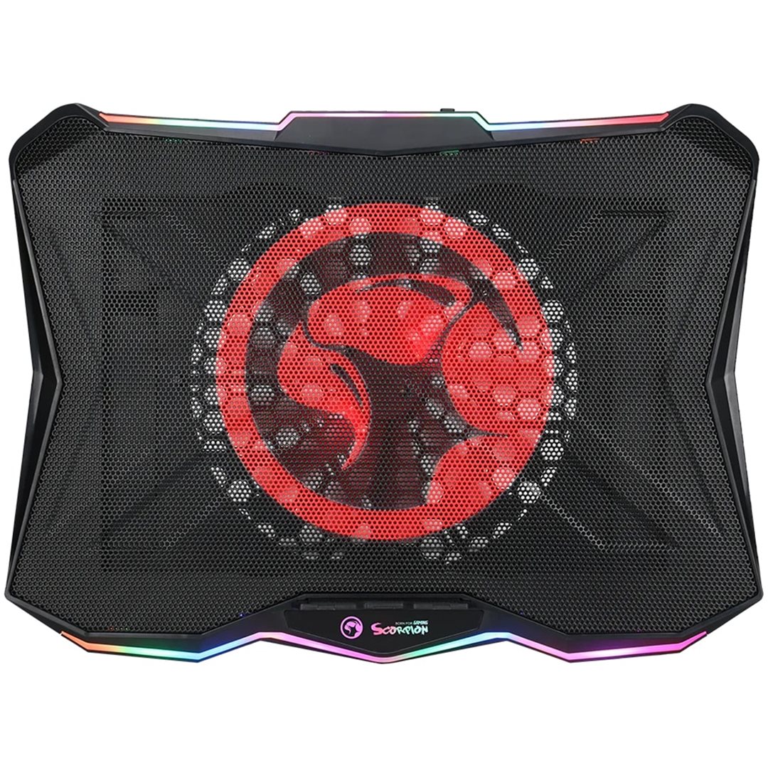 Scorpion FN-40 Atlas 40 Marvo Scorpion FN-40 Atlas 40 USB Powered RGB Laptop Cooling Stand - Image 1