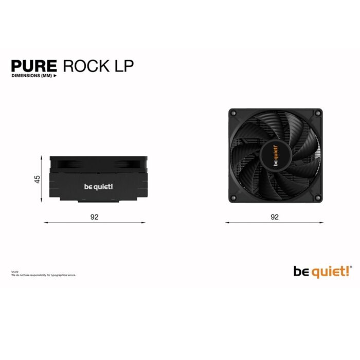 be quiet! Pure Rock LP Low-Profile Fan - Image 4