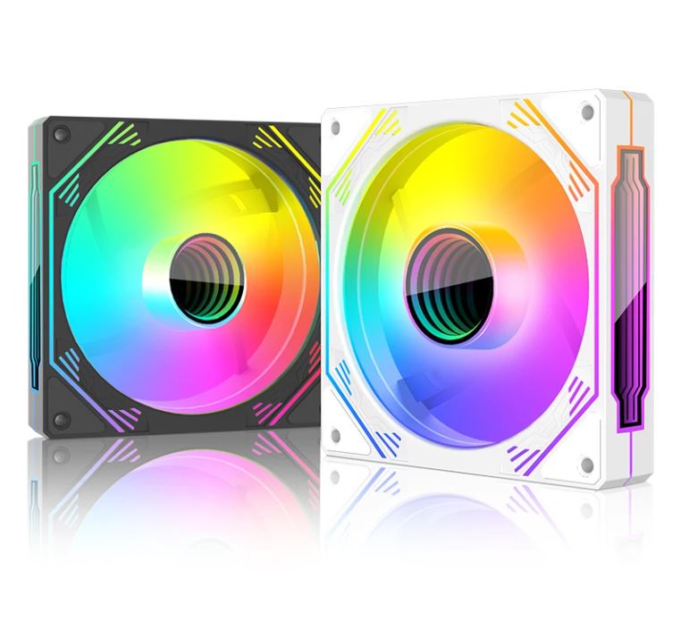 HI FROST V12 120mm ARGB PC Fan V12 - 71CFM - Infinity Lens - Image 1