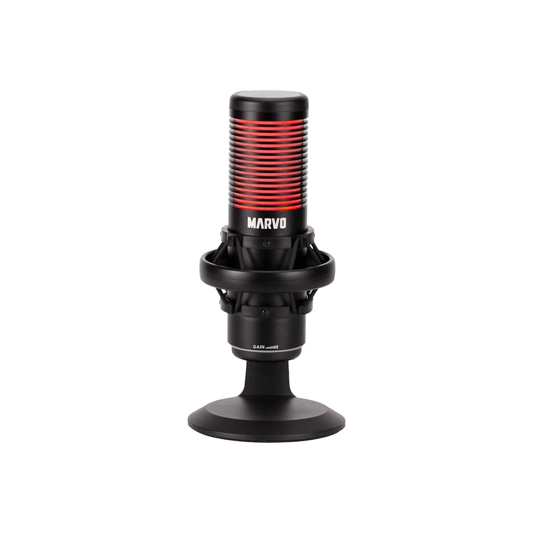 Marvo Scorpion MIC-07 Blast 60 Marvo Scorpion MIC-07 Blast 60 USB RGB Noise Cancelling Wired Gaming Microphone (Black) - Image 1