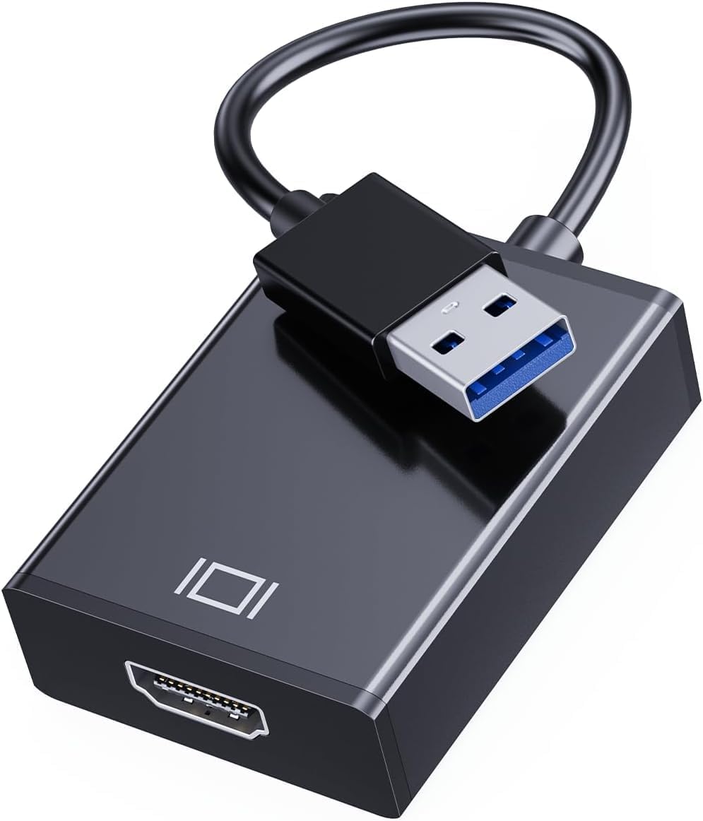 USB to HDMI USB to HDMI Adapter, USB 3.0/2.0, HD 1080P - Image 1