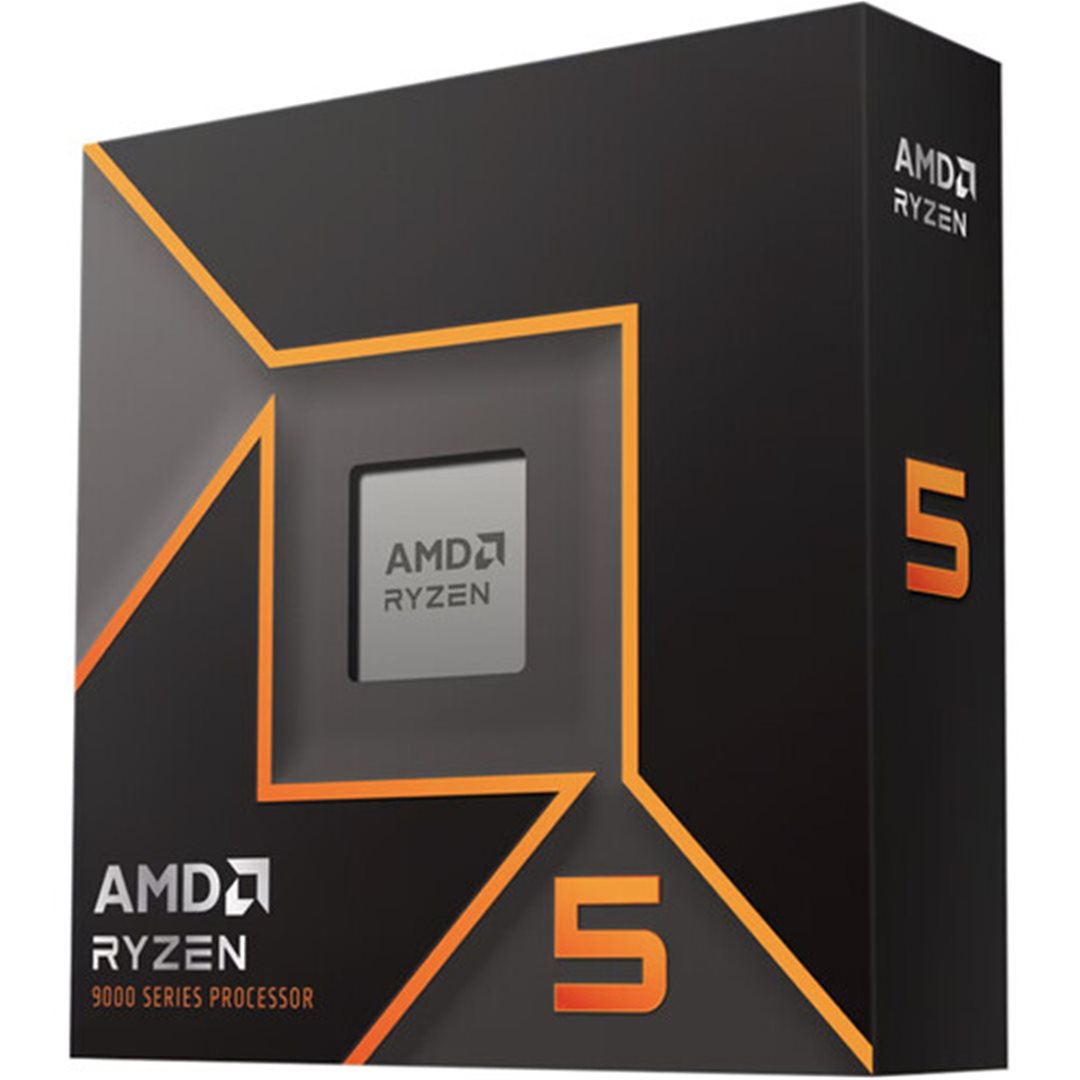AMD Ryzen 5 9600X AMD Ryzen 5 9600X 6 Core AM5 Processor, 12 Threads, 3.9GHz up to 5.4GHz Boost, 38MB Cache, 65W - Image 1