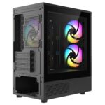 CIT F3 Black 3x ARGB Fan Mesh Front - Image 5