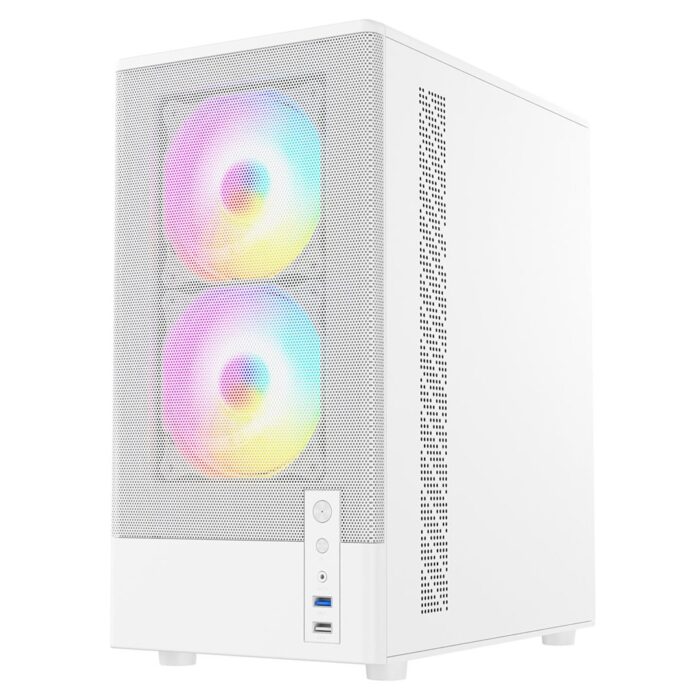 CIT F3 White Micro ATX 3 x ARGB Fans - Image 3