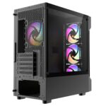 CiT Tsunami Black MATX 4 x120mm Inner-Ring ARGB Fans - Image 5