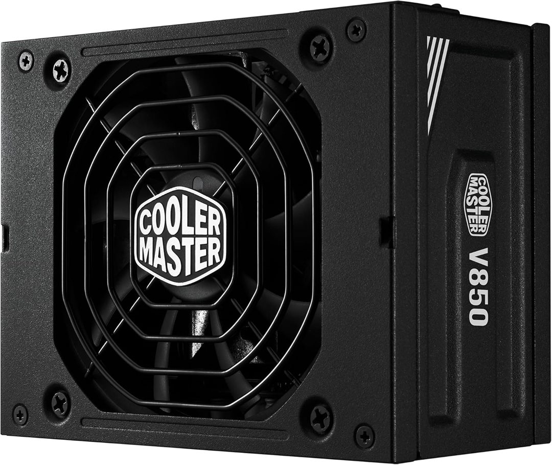Cooler Master 850W V SFX Cooler Master 850W V SFX Gold 850 ATX PSU, Fully Modular, FDB Bearing Fan, 80+ Gold, SFX-to-ATX Bracket, PCIe 5.1 - Image 1