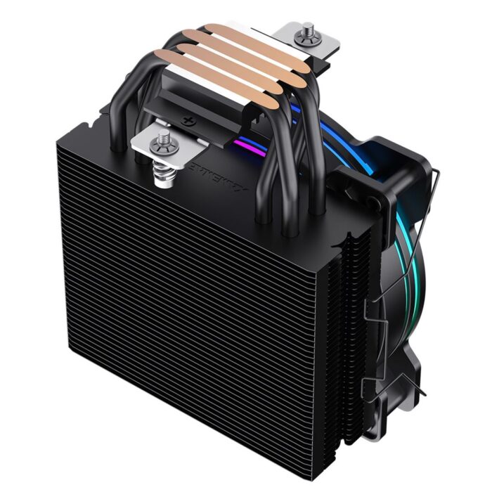 GameMax Ice Blade Black CPU Cooler 120mm PWM ARGB Fan 4 x Heat Pipes TDP 190W - Image 5