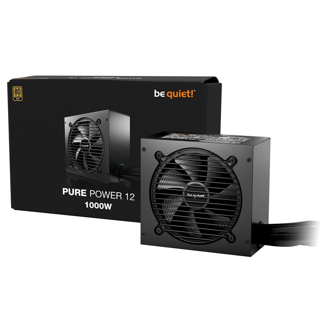 be quiet! 1000W PURE POWER 12 be quiet! 1000W PURE POWER 12, 80 PLUS ATX 3.1 compliant and PCIe 5.1 - Image 1