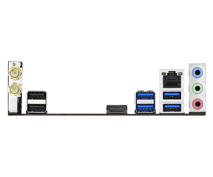 Asrock B450M/AC R2.0, AMD B450, AM4, Micro ATX, 4 DDR4, HDMI, GB LAN, AC Wi-Fi, 1x M.2 - Image 3