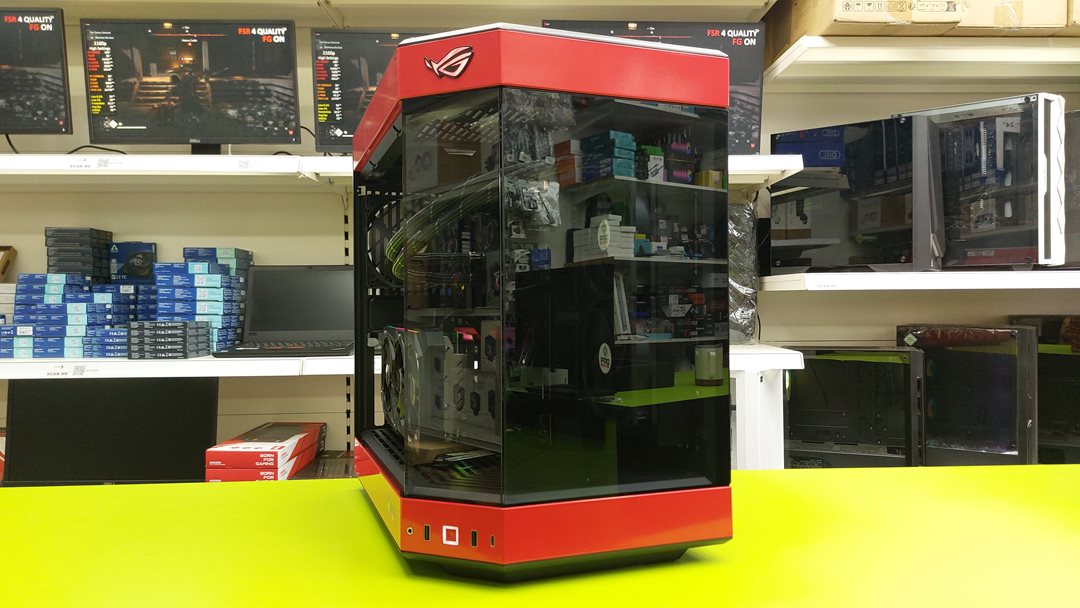 Y60 red 1 (3) Refurbished Custom Gaming PC / Ryzen 7 7700X 5.4GHz / 32GB RAM / 1TB NVMe / Multi Choice Graphics - Image 1