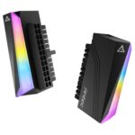 Antec 24-Pin 90-Degree ARGB Adapter - ATX Connector, 5V 3-Pin, ARGB Sync Support