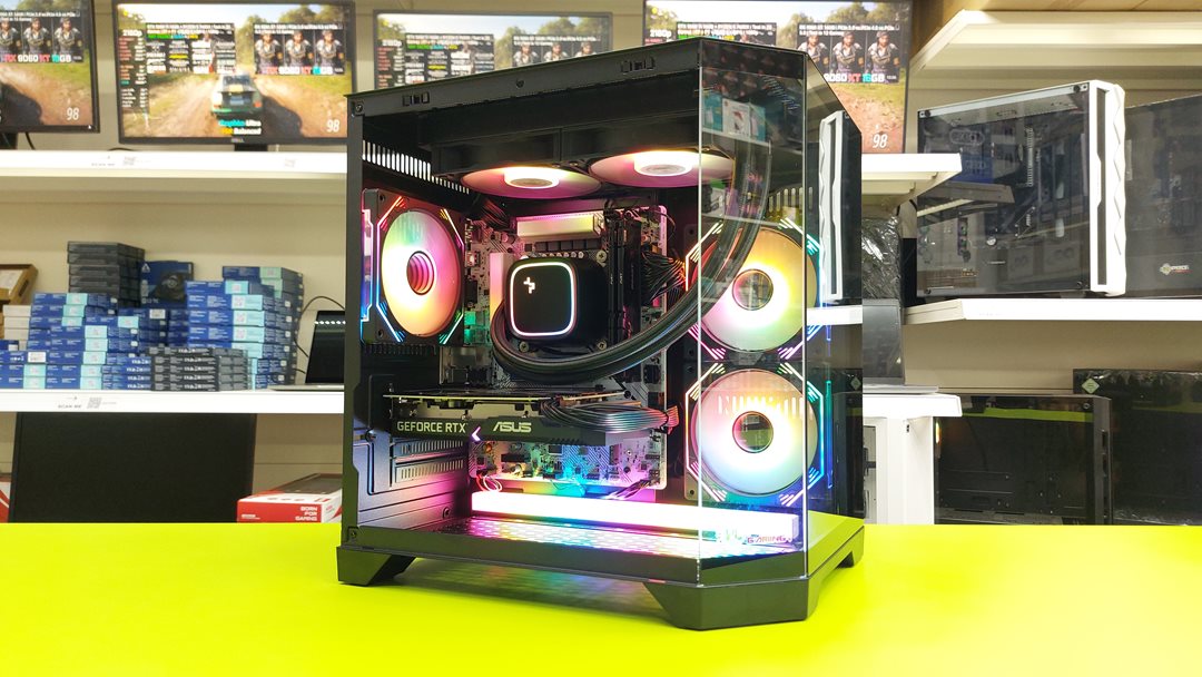 CIT DS240 Black (1) New Pro Gaming PC / Intel i514400F 4.7GHz / 32GB RAM/ 1TB NVMe / Multi Choice Graphics - Image 1