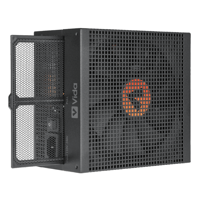 Vida 750W Heracles Black ATX Gaming PSU, 80+ Bronze, 14cm Ultra-Quiet FDM Fan, Flat Black Cables - Image 5