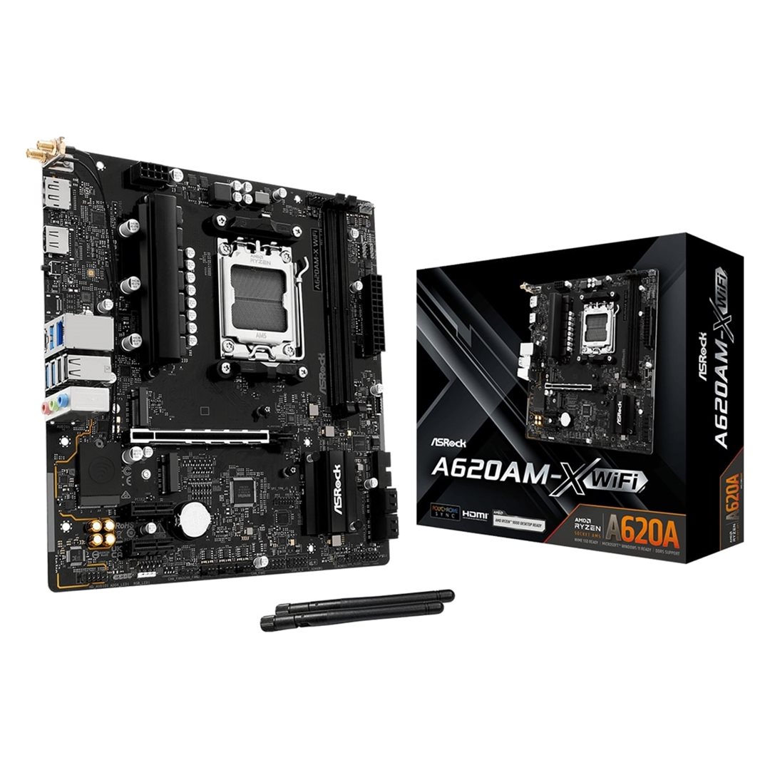 ASRock A620AM-X WIFI ASRock A620m-X WIFI AMD Socket AM5 - Image 1