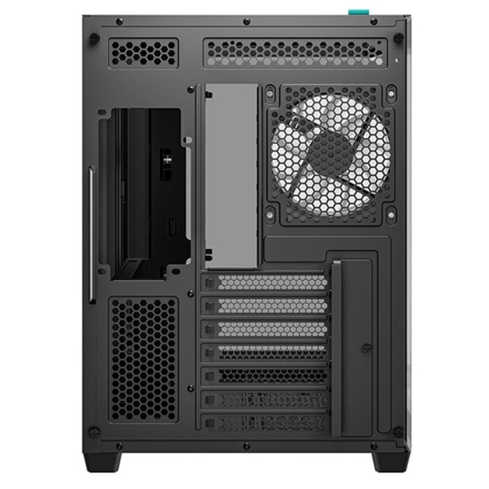 DeepCool CG530 4F Mid-Tower Case Black with Tempered Glass Panels, 4 Pre-Installed ARGB Fans - Image 6