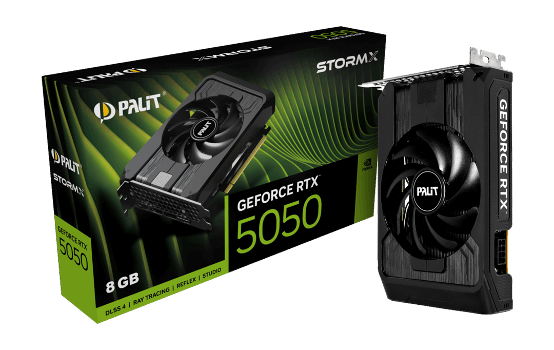 Palit GeForce RTX 5050 8GB Palit GeForce RTX 5050 8GB Single Fan - Image 1