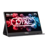 piXL PM156C 15.6 Inch Full HD 60Hz IPS Portable Monitor with USB-C, Mini HDMI