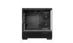 DeepCool CG380 3F Micro-ATX Gaming Case Case Black Panoramic Tempered Glass Side Panel, Mesh Airflow Front - Image 3