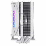 GameMax Ice force White CPU Cooler With 120mm PWM ARGB Infinity Fan 4 Heat Pipes TDP 200W - Image 5