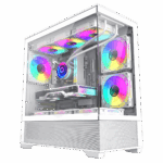 GameMax Vista Mini White Case mATX - Image 2