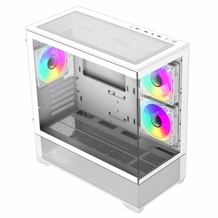 GameMax Vista Mini White Case mATX - Image 3