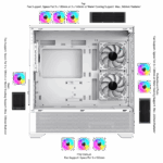 GameMax Vista Mini White Case mATX - Image 4