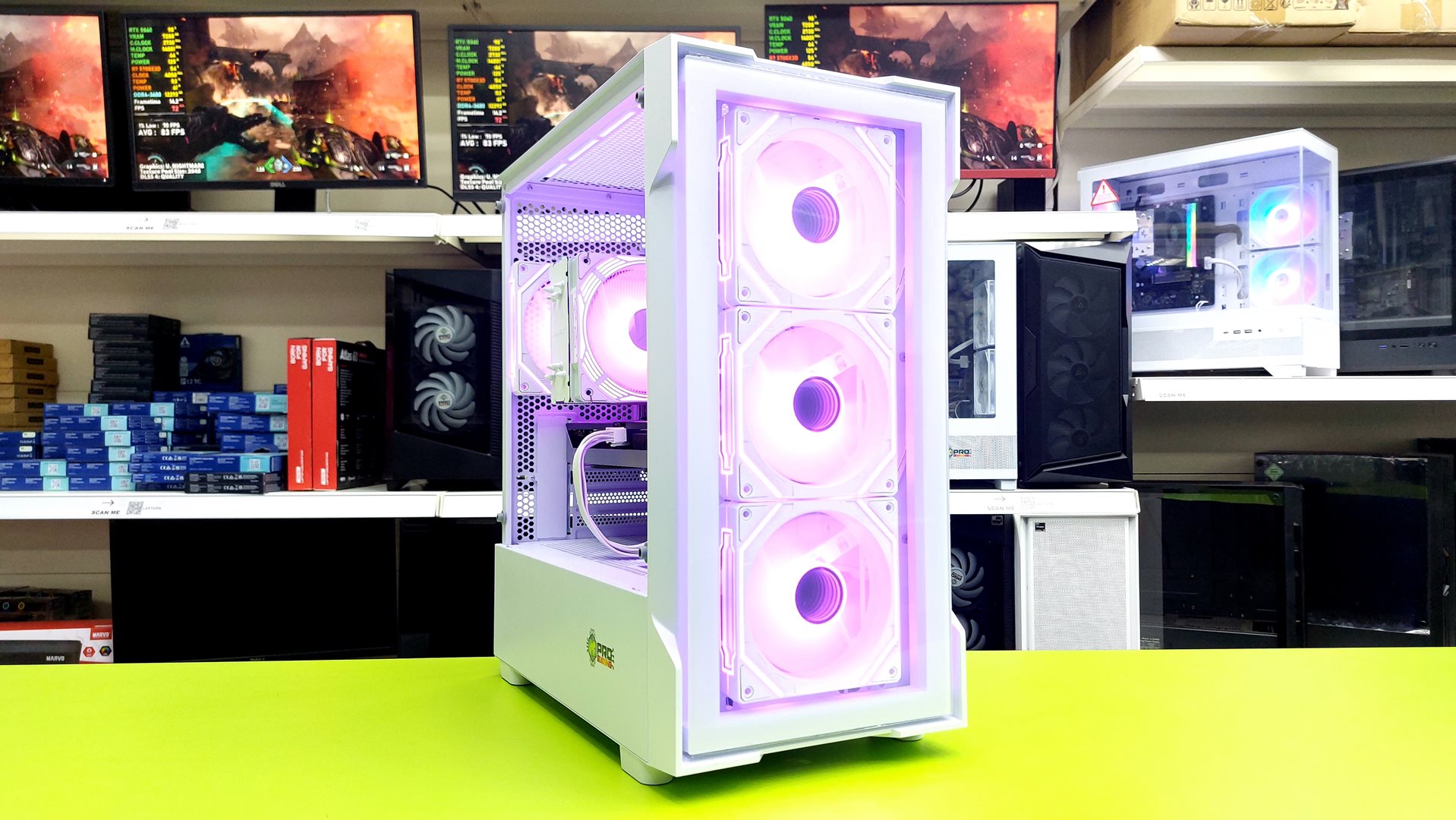 CIT BOLT WHITE (11) New Custom Pro Gaming PC / Intel i5 12400F 12th Gen 4.40GHz / 16GB RAM / 1TB NVMe / Multi Choice Graphics - Image 1