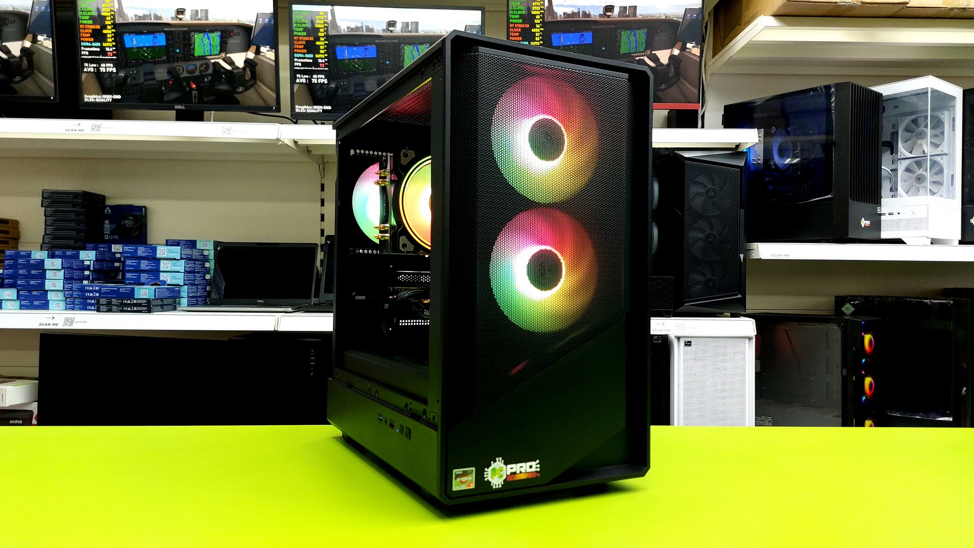Cit Level 5 98 (2) New Custom Pro Gaming PC / Ryzen 5 5500 4.20GHz / 16GB RAM / 1TB NVMe / Multi Choice Graphics - Image 1
