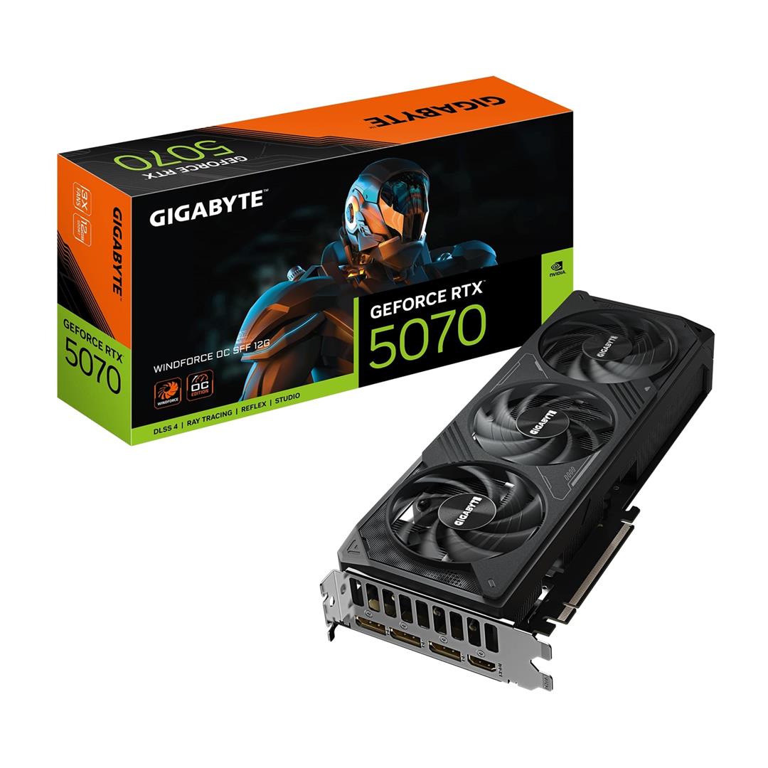 Gigabyte NVIDIA GeForce RTX 5070 WINDFORCE Gigabyte NVIDIA GeForce RTX 5070 WINDFORCE OC SFF 12GB GDDR7 - Image 1