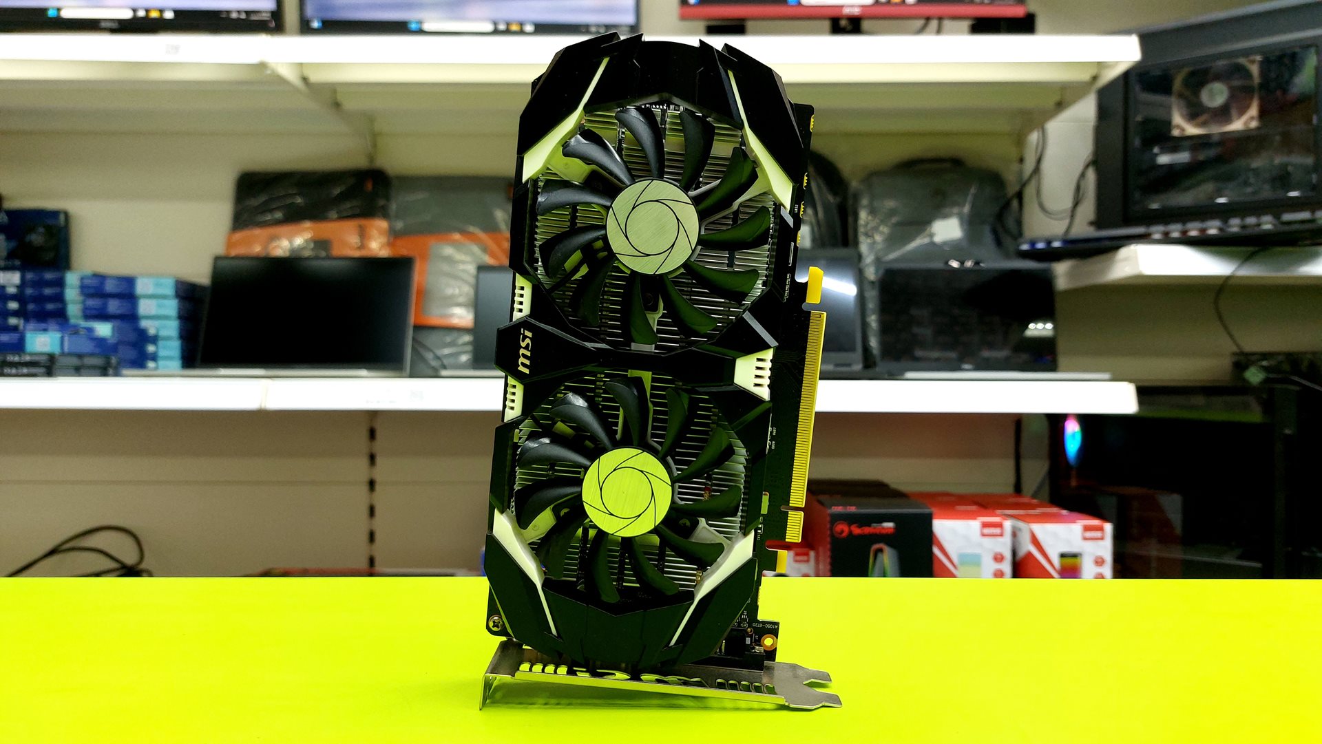 MSI 1050 Ti (1) Used MSI GeForce GTX 1050 Ti 4GB OC - Image 1