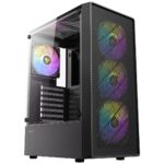 Antec AX26 RGB Elite Mid-Tower, 4 x 120mm Fixed-RGB Fans