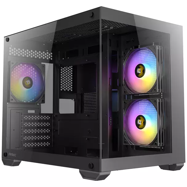 Antec CX600M ARGB Antec CX600M ARGB Mini Tower Case, 270 Full-View Tempered Glass - Image 1