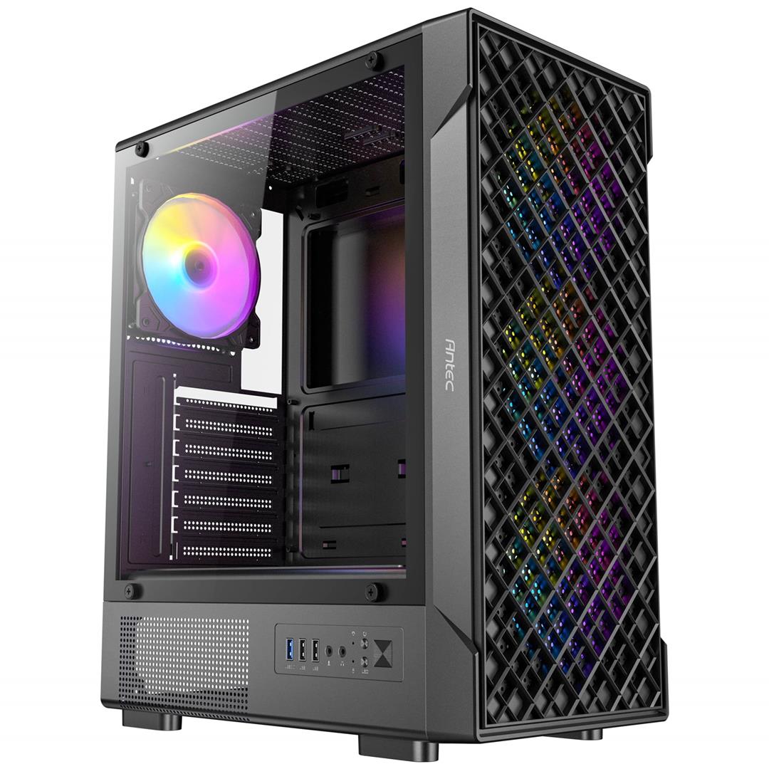 Antec VX320 Antec VX320 ARGB Mid-Tower Case, 4 x 120mm ARGB Fans - Image 1
