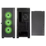 Kolink Stronghold Prism ARGB Midi Tower Case - Gunmetal Grey - Image 2