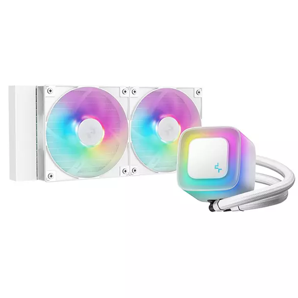 DeepCool LE240 V2 White DeepCool LE240 V2 White 240mm Liquid CPU - Image 1