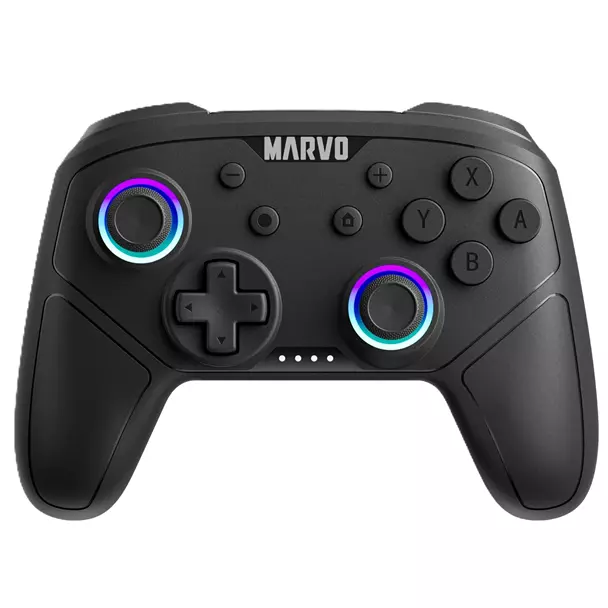 Marvo GT-80 Pact 60 Marvo GT-80 Pact 60 Wireless Gaming Controller Compatible with PS3, PS4, Switch, PC and Mobile (Black) - Image 1