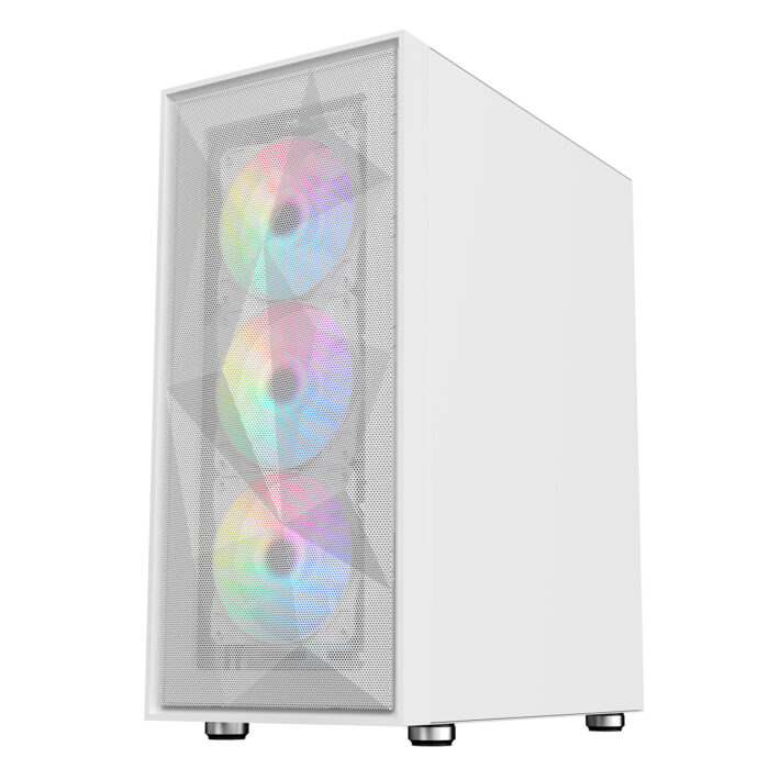 CiT Phantom XL White Gaming Case 6 x ARGB Fans & Hub - Image 3
