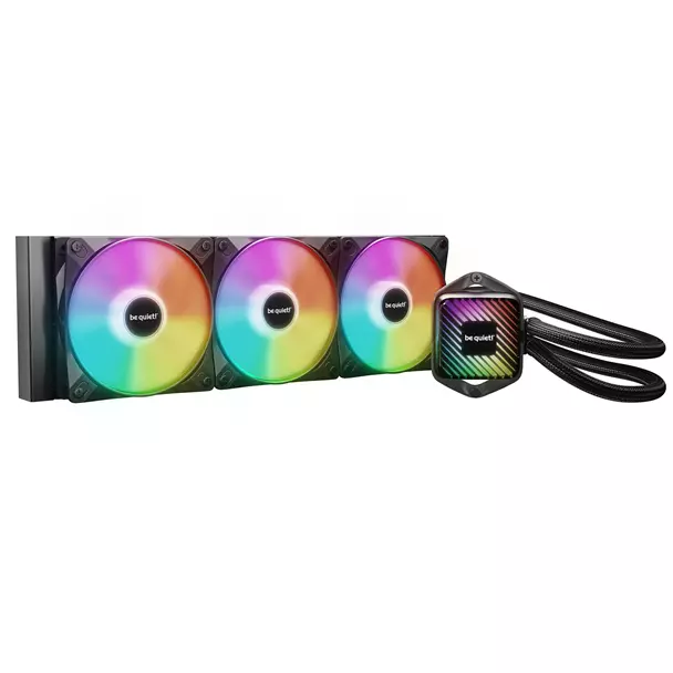 be quiet! Pure Loop 3 LX be quiet! Pure Loop 3 LX Liquid CPU Cooler, Universal Socket, 360mm Radiator, 3 x LightWings LX PWM High Speed, Stylish ARGB - Image 1