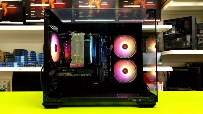 New Gaming Desktop Antec Panoramic  Ryzen 5 5600 4.40GHz / 16GB DDR4 / 1TB NVMe / RTX 5060 8GB - Image 2
